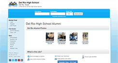 Desktop Screenshot of delriohighschool.org