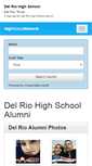 Mobile Screenshot of delriohighschool.org